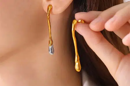 Custom Stainless Steel Jewelry Manufacturer in China 3 316L Stainless Steel Earrings