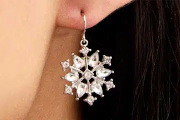China OEM Silver Earrings Manufacturer 16 Christmas Silver Earrings