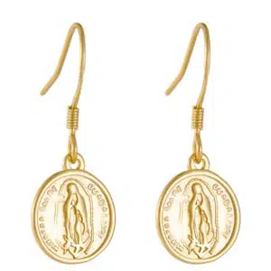 China OEM Silver Earrings Manufacturer 5 Coin Earrings