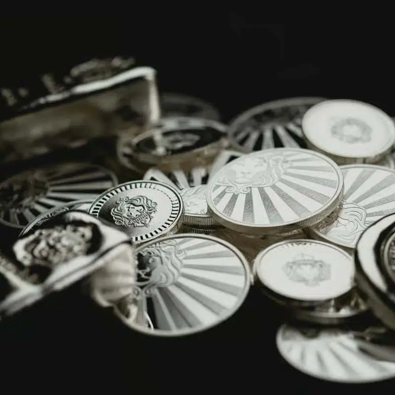 Verschiedene Silberarten