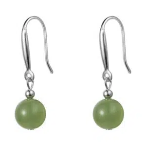China OEM Silver Earrings Manufacturer 6 Silver Ball Earrings