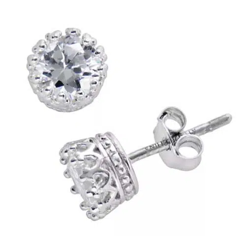 China OEM Silver Earrings Manufacturer 11 cubic zirconia earrings