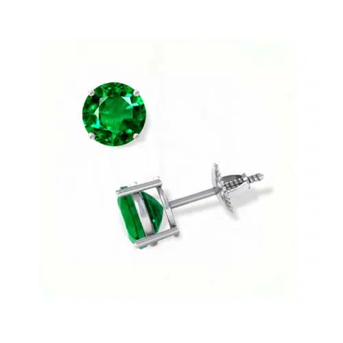 China OEM Silver Earrings Manufacturer 13 emerald earrings