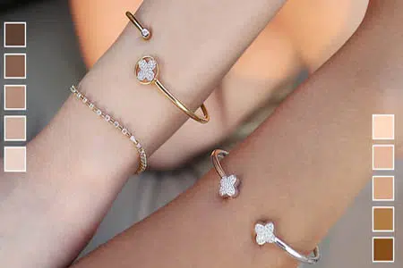 Schmuck für kühlen Hautton​