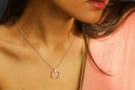 ring necklace for women