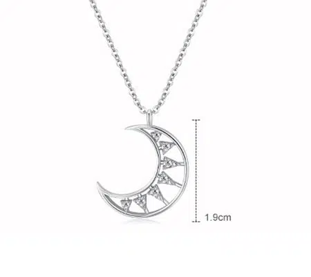 silberne Mondsichelgröße