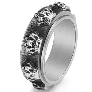 OOTB Your Trusted Stainless Steel Rings Manufacturers in China 4 stainless steel crown ring