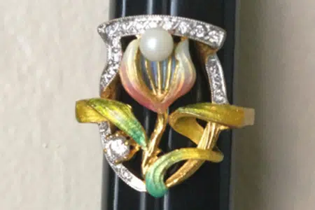 Bas-taille enamel jewelry