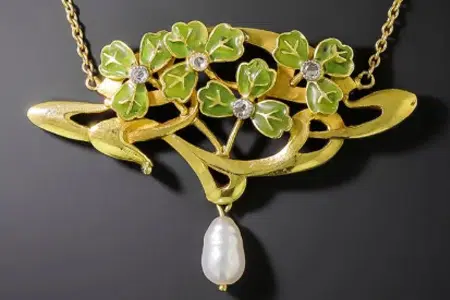 Plique-à-jour enamel jewelry