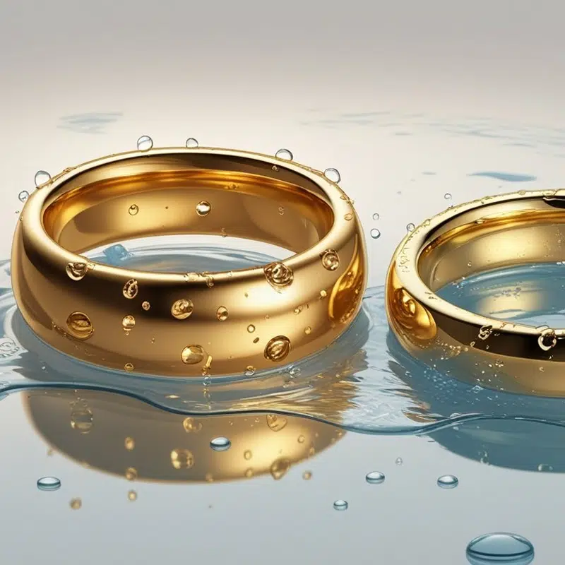 is gold jewelry waterproof