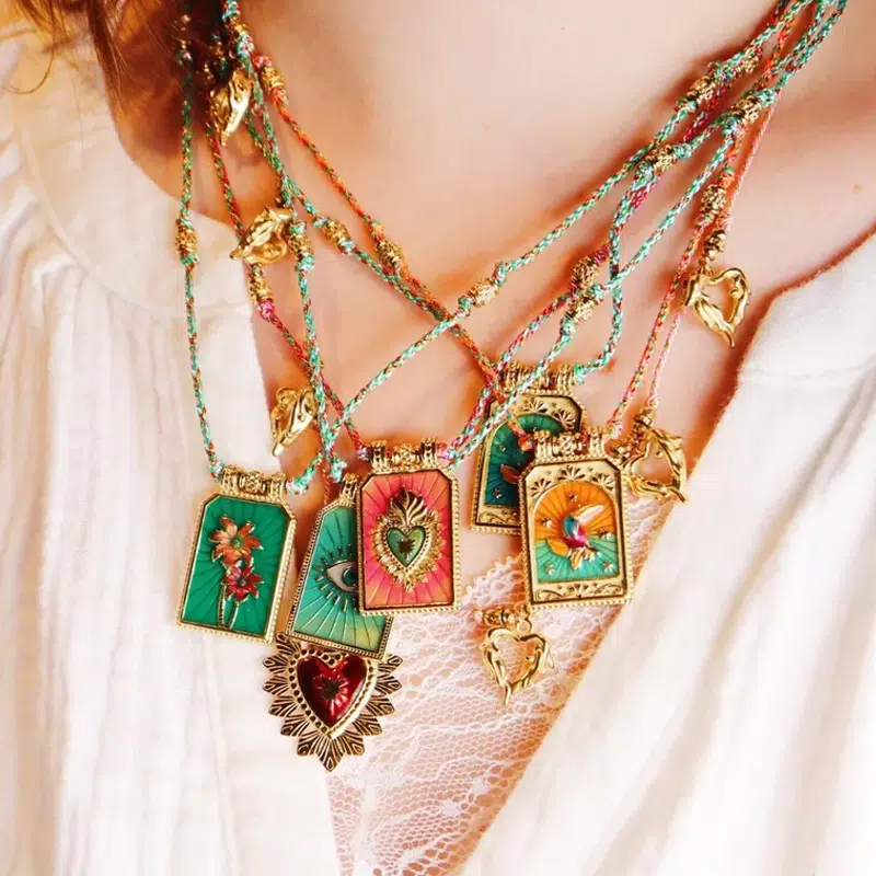 what is enamel jewelry​
