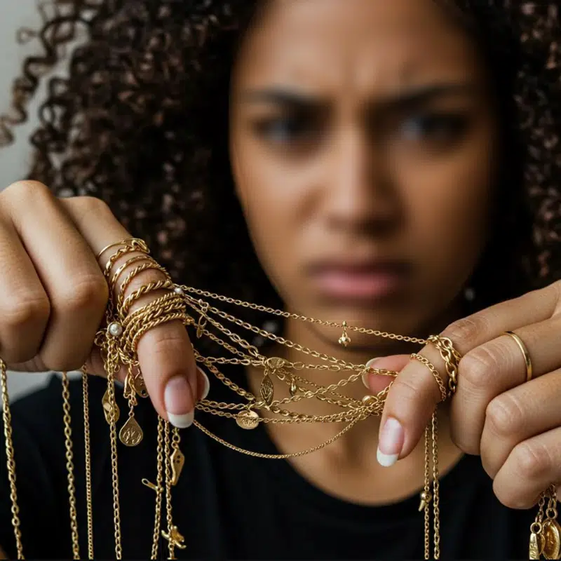 Cómo evitar que los collares se enreden