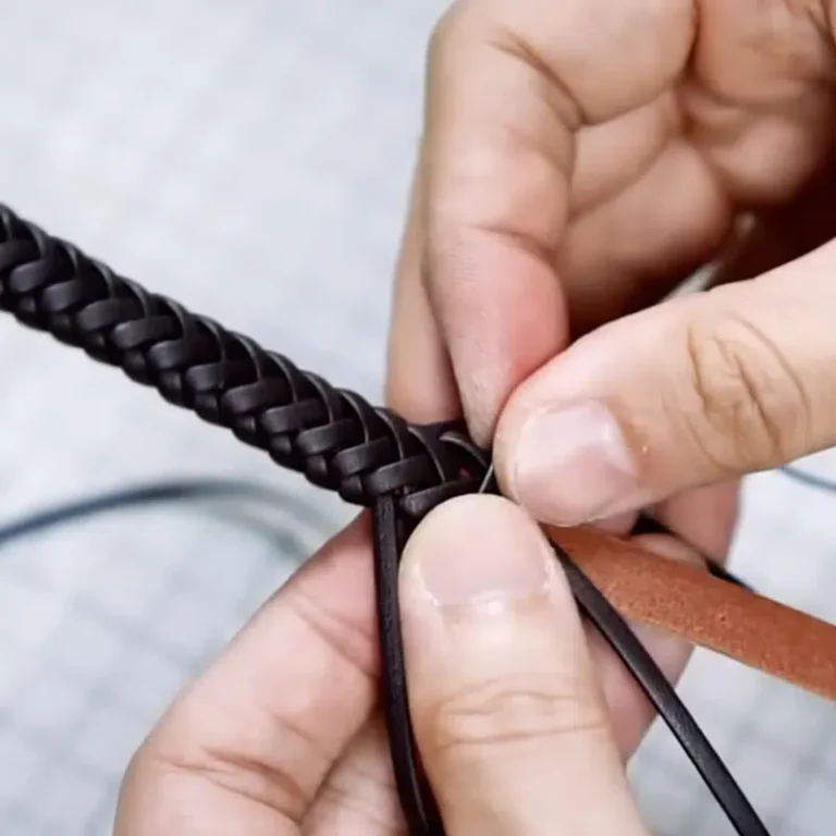 How to Make a Braided Leather Bracelet