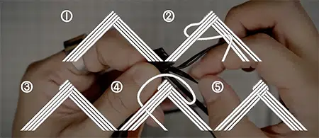 Шаги плетения