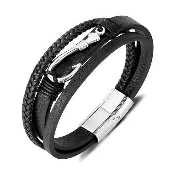 Hook Leather Bracelet Manufacturer in China Factory Price 7 hook leather bracelet