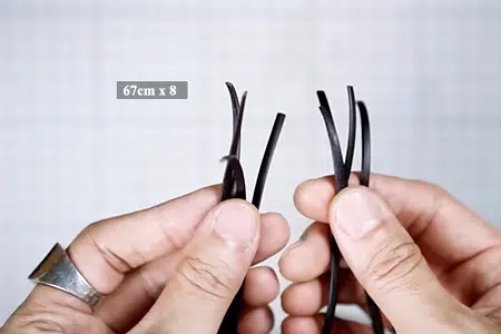 Кожа из 8 нитей по 8 мм