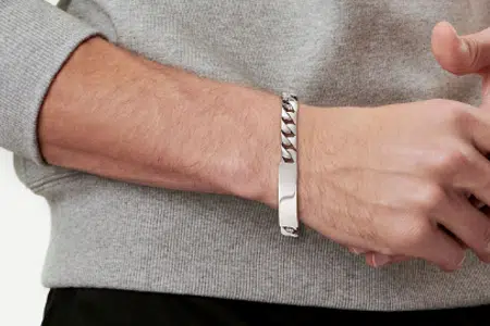 Pulseira de Identificação de Metal