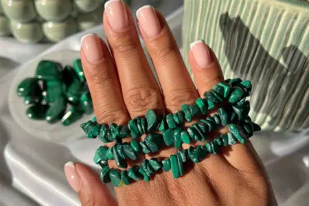 Malachite Chips Bracelet