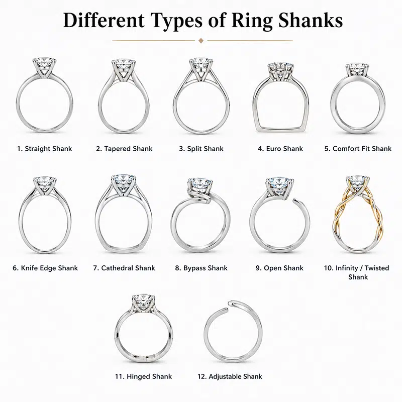 Diferentes Tipos de Aros de Anel