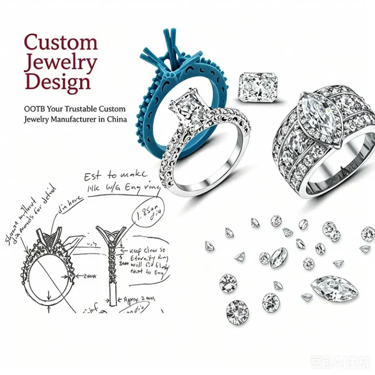 Custom Jewelry Design for Startups & Growing Brands | OEM Jewelry Factory with Low MOQ 8 Custom Jewelry Design Manufacturer