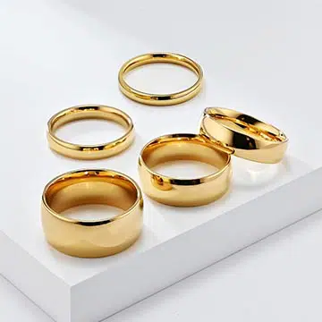 OOTB Experienced and Trusted Jewelry Factory in China 9 High Glossy Gold Fiishing