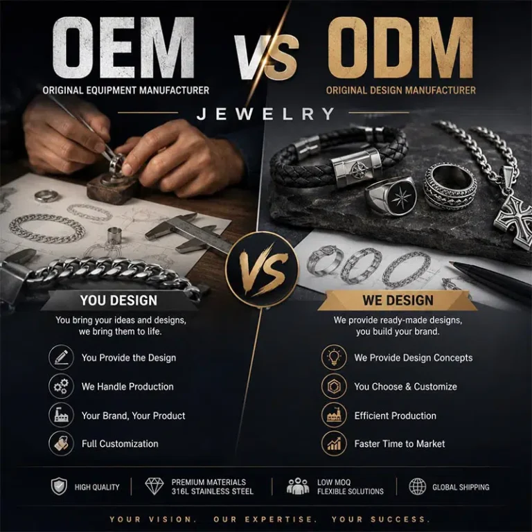 OEM vs ODM Jewelry Manufacturer — What's the Difference and How to Choose 1 OEM vs ODM Jewelry Manufacturer